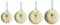 Salter COMBO-7530 Earth Frying Pan & Stir Fry Set – 4 Piece Healthy Ceramic Non-Stick Coating, PFAS-Free Induction Cookware, Aluminium Skillets, Easy Clean, PFOA/PTFE-Free, Stay Cool Handle, Green