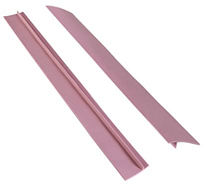 CANDeal 2er-Pack Küchenherd-Spaltabdeckung, 21 Zoll schneidbare Silikon-Spaltabdeckung zum Schutz von Lückenfüllern (Rosa)