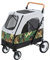 Hundewagen Hundebuggy Faltbarer Kinderwagen， Großes Haustier Katze Und Hund Jogging-Kinderwagen, Tragbares Reisesystem Für Haustiere, Bis Zu 50 Kg (Color : Green-2)