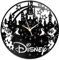 QIANGGE Disney Mickey Mouse Wall Clock, Vinyl Record Design, 12 Inch Cute Wall Art, Creative Gift for Kids or Mickey Fans