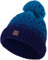 Compagno Kindermütze Bommelmütze Wintermütze Beanie Strickmütze Jungen Mädchen 93, Farbe:Marineblau