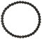 EUMENIDES Schwarzes Armband, Reines Schwarzes Obsidianarmband.Rein Und UnverfäLscht.4/6/8/10/12MM (4MM)