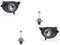 Johns, Nebel Scheinwerfer Nebel Lampe passend für Audi A3 8P 05/03-07/08 Set L+R mit H7