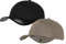 2er Flexfit Unisex Wooly Combed Cap Baseball Caps graue Unterseite S M L XL XXL Basecap Mütze, S/M, 1x Schwarz + 1x Grau + 1x HL-Kauf Notizblock