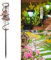 Regenmesser, Schmetterling Rasen Regen Messgerät Glas schwimmend Metall für Outdoor Garten Landschaften, für Garten, Hof, Deck, Rasen, Landschaft, Teich