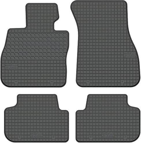 Maßgefertigte Auto Gummimatten, kompatibel mit BMW 1 F40 von 2019 bis Jetzt - 4 teilige Gummifußmatten Set, Geruchlos & Abriebfest, Hochwertige Fußmatte Auto Accessoires