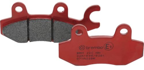 BREMBO 07YA22SA Bremsbelagsatz Bremsbeläge Vorne und Hinten Kompatibel mit YAMAHA MOTORCYCLES XTZ