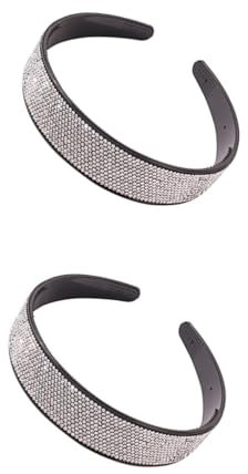 SAFIGLE 2 Stk frauen stirnband Hochzeit Stirnband Haarreifen aus Strass haarschmuck für damen haarzubehör für damen Haarbänder Kristall-Stirnband Hochzeit Haarreifen Blitz Schal Fräulein