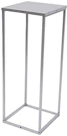 shelf organiser,NaMaSyo Flower Stand Wedding Centrepiece For Tables 30x30x80cm Metal Flower Floor Flower Holder Frame Geometric Flower Vase Rectangula