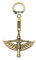 Miniblings Isis Figur Schlüsselanhänger Ägypten Göttin Gottheit bronze - Handmade Modeschmuck I Anhänger Schlüsselring Schlüsselband Keyring