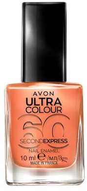 Avon ULTRA COLOUR Express-Nagellack - Limitierte Edition, Hochglanz, Schnelltrocknend - Peach Sorbet