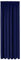 Oxford Homeware Pencil Pleat Blackout Curtains for Bedroom Energy Saving 66x84 inch Navy Tape Top Curtain Thermal Insulated for Living Room 1 Panel with Tie Back