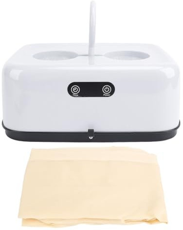 TOPINCN Mini Secadora de Ropa, Secadora de Ropa Portátil con Avanzado de Circulación de Aire Caliente, Secadora Eléctrica Compacta para Viajes, Ventilador de Aire (Enchufe Europeo