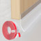 Draft Excluder Door Seal Strip 236 Inch/6M Seal and Save Tape Frame Draught Stopper Clear Silicone Self Adhesive Inserts Door Bottom Sweep Heat Cold Air Blocker Soundproof (Clear-50mm)