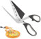 Pizzaschere,Pizza Schere Pizza Schneider,Multifunktionale Küchenschere,Einfach zu bedienende und zu reinigende Pizzaschere,Pizzaschere für Pfannkuchen,Kuchen und Pizza,27 cm