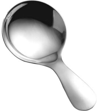 Holibanna 3 Stück Edelstahllöffel für klein Creme Scoop kinderlöffel supoon barlöffel vorlegelöffel dessertlöffel beikostlöffel sossenlöffel kochlöffel Löffel zum Nachtisch Silver