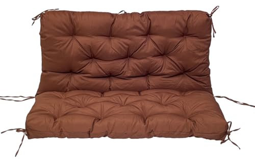 RDIAYDN Dicke HäNgekorb Stuhl Bank Kissen Pad, HäNgesessel Kissen, Twin Sitzkissen HäNgesessel 2 Personen, Garten Ei HäNgematte Stuhl Schaukel Stuhl Sitzkissen,I,100cm