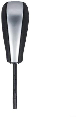 Kurzer und langer automatischer Schaltknauf für BMW Serie E36 E39 E46 E81 E82 E87 E90 E91 E92 E93 und X3 X5 Z3 Z4 Modelle von 2005 bis 2013 (87 mm Silber)