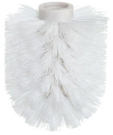 Kela WC-Bürstenkopf Bosse aus Kunststoff in weiß, Plastik, 8.5 x 8.5 x 10 cm