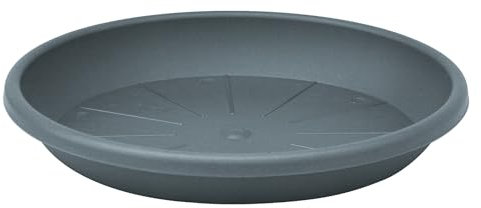 Untersetzer CYLINDRO rund aus Kunststoff, Farbe:anthrazit;Durchmesser:13 cm