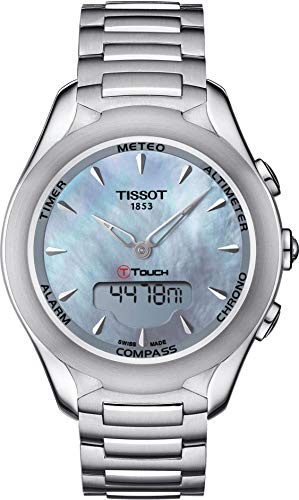 Tissot Damen Analog-Digital Quarz Uhr mit Edelstahl Armband T075.220.11.101.00