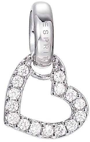 Esprit Damen-Charm JW50241 Messing rhodiniert Zirkonia weiß Rundschliff - ESCH01614A000