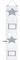 JaBaDaBaDo JaBa Decoration Messlatte Sterne Grau R16013