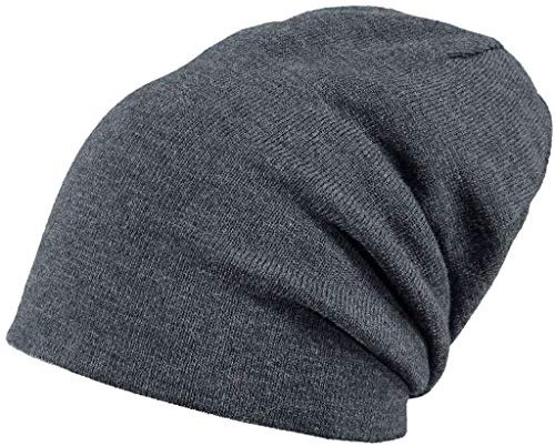 Barts Unisex Eclipse Beanie Baskenmütze, Grau (Dark Heather 0019), One Size (Herstellergröße: Uni)