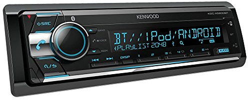 KENWOOD KDC-X5200BT Receptor Multimedia para Coche 1 DIN | Radio para Coche con Bluetooth, Reproductor de CD, entradas AUX Jack 3.5. y USB. Sintonizador de Radio RDS.
