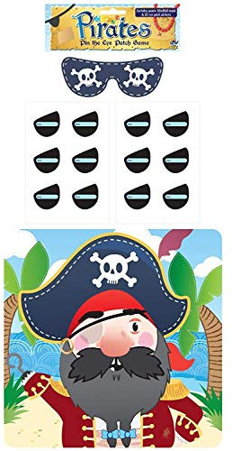 14Pc Stick The Eye Patch On The Pirate Game