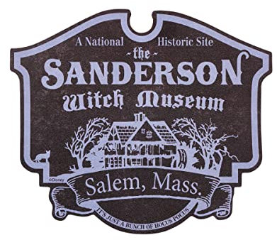 Sanderson Museum of Witchcraft Hocus Pocus Schild, offizielles Lizenzprodukt