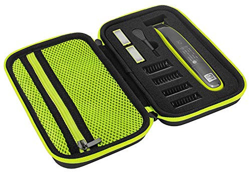 Case for O Blade QP2630, QP2520, QP2620, QP2734, QP6530, O Blade 360 & O Blade Pro, Electric Face Body Trimmer and Guide Comb Guard Replacement Heads Shaver Razor Travel Case