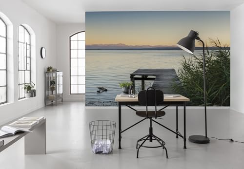 Komar SHX9-067 Non-Woven Photo Wallpaper Pastel XXL Decoration Nature Landscape Bedroom Living Room Office Hallway 450 x 280 cm (Width x Height) Multi-Coloured