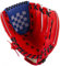 ZYYRSS Baseballhandschuh Sportschlaghandschuhe mit weichen, soliden PU-Lederverdickungskrügen Softballhandschuhe 12,5 Zoll für Jugendliche Erwachsene Linkshänder Handschuh