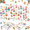 TaimeiMao 10 Stück Weihnachten Stickers Set, Weihnachts Motiv Aufkleber, Selbstklebende Geschenk Weihnachtsdeko, Weihnachtsaufkleber für Scrapbooking, Geschenke, Basteln, Adventskalender
