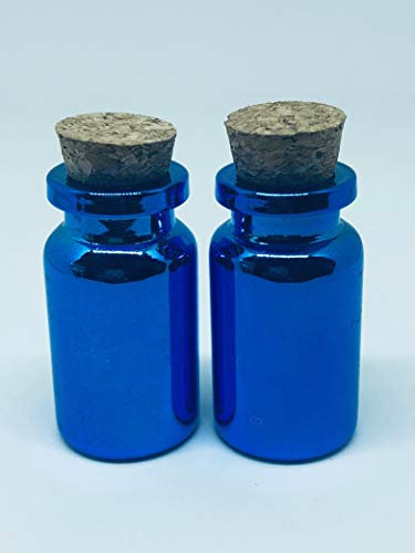Peaky Blinders Lot de 2 bouteilles Tokyo avec bouchon en liège et entonnoir Bleu cobalt