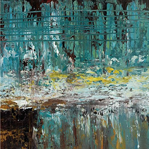 Feeling at home KUNSTDRUCK auf MATTE PAPIER 220gr Deep Waters II Roth Jack - Abstrakt quadrat Poster Modernes modernes ruhiges W Bild auf Papier cm_63_X_63