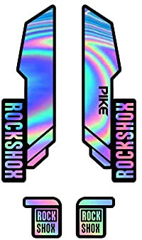 Autocollants compatible avec de fourche de vélo Rock Shox Pike mod-5-29''