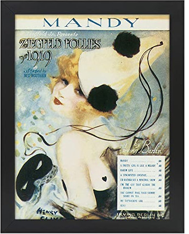 Legendarte - Poster, Vintage Mandy (Ziegfeld Follies 191) - Bild, Wanddekoration, 50 x 70 cm