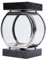 KOKA Grab-Lampe rund Edelstahl handgefertigt Grabschmuck Friedhof-Licht Granit Impala