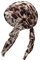 ZLYC Damen Chemo Turban Mütze Vorgebundenes Kopftuch Headwraps Leichte Hut(Leopard Braun)