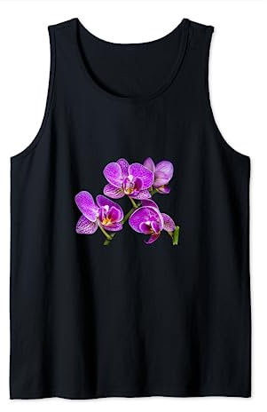 Violette Orchidee, Phalaenopsis, Blütenblatt, Blume, Lila, Blüte Tank Top