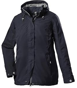 STOY Damen Funktionsjacke/Outdoorjacke mit abzippbarer Kapuze STS 11 WMN JCKT, dunkelnavy, 48, 39624-000