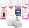 Bath Soak Bundle - Cussons Creations: Peony & Cherry Blossom, Fearless Fever, Vanilla & Shea Butter, Space Candy & Coconut Cream with Papa Lima Body Puff