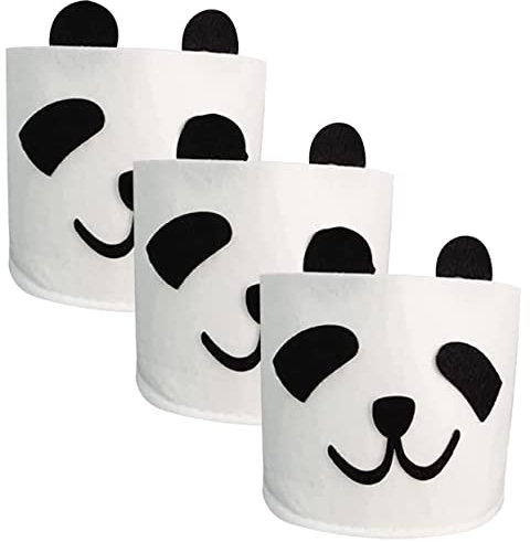 PAMINGONO 3pezzi Coprivaso Feltro Animali Confezione Da Decorazione Per Vasi Da Giardino e Interni Multiuso e Resistente Perfetta Per Piante Grasse e Fiori Design Artistico Per Ambienti