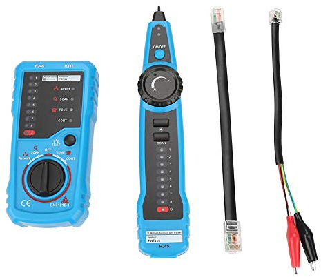 BSIDE FWT11 Handheld RJ11 RJ45 Telefonkabel-Tracker, Netzwerkkabeldetektor mit Haltepunkt-Locator, Tester für Telefonleitungsstatus, Kabelkontinuitätsprüfung, Multifunktionales