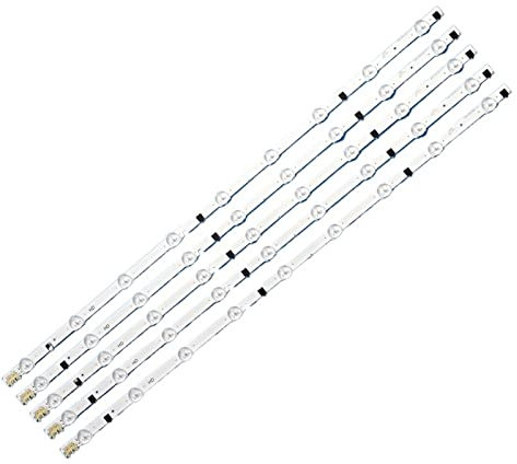 FHIASTGL 9 Lampes LED Bande de rétroéclairage UE32F6200AK UE32F5020AK UE32F5505AK UE32F5560AK UE32F6100AK Kit de Barres Télévision LED Bande Compatible for Samsung Bande de rétroéclairage à LED