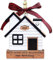 Bfuebur New Home Gifts Weihnachtskugeln, Weihnachtsbaumschmuck aus Holz mit Karte, Einweihungsgeschenke für Paare, Freunde, Nachbarn