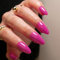 Ruzister Lot de 24 faux ongles press on nails, en forme d'amande, en acrylique et gel, courts et ovales, amande, rose rouge