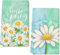 LUYANFX 2 PCS Toallas de Cocina Primavera, con Patrón de Flores, 18 x 26 Inch Paños de Cocina Algodón, Multiusos Trapos de Cocina Suaves y Absorbentes para Decoración Primaveral del Hogar (A)